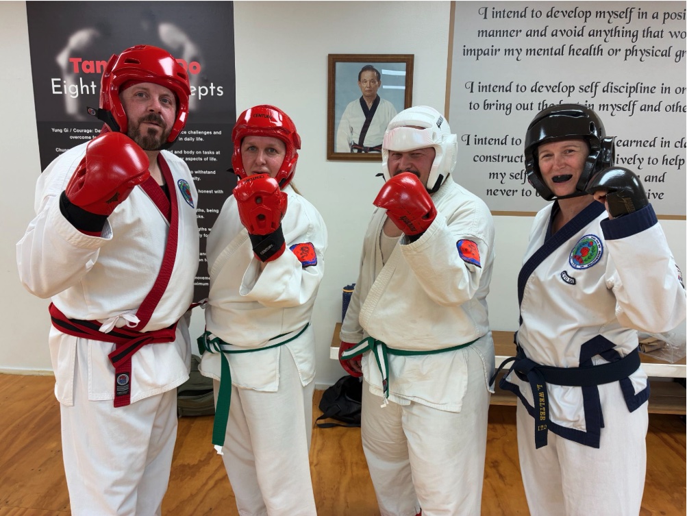 Adult martial arts class